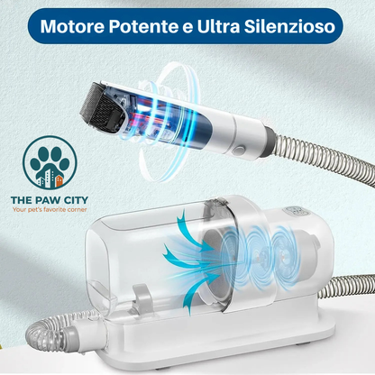 Kit Professionale per la Toelettatura con Aspiratore