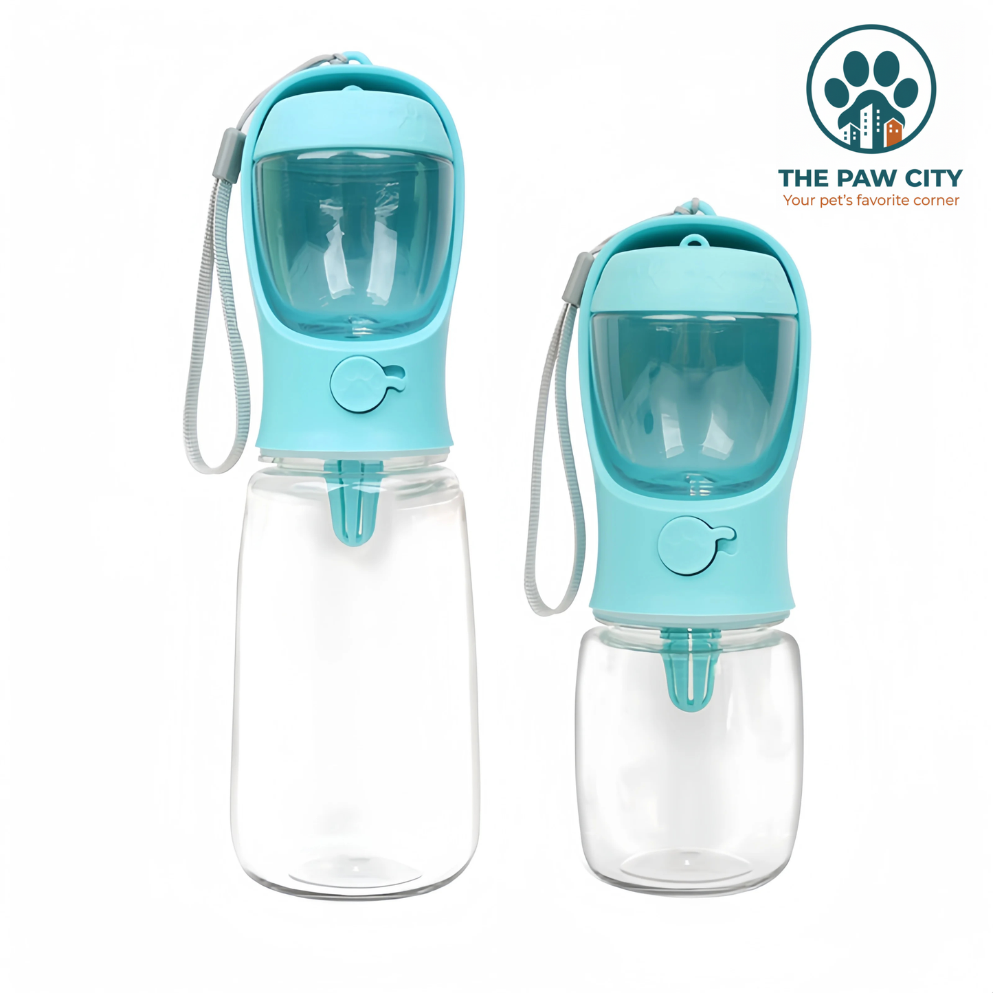 Borraccia Portatile 2-in-1: Dispenser Acqua e Cibo da Viaggio