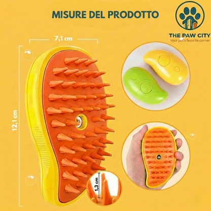 Spazzola a vapore 3 in 1