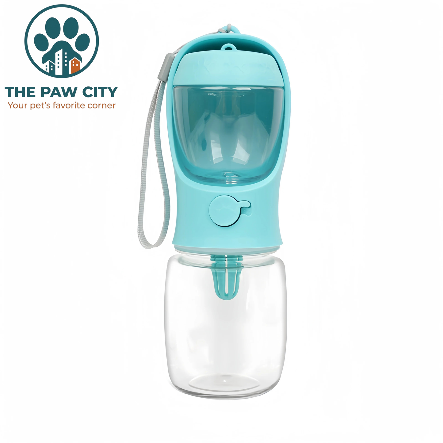 Borraccia Portatile 2-in-1: Dispenser Acqua e Cibo da Viaggio