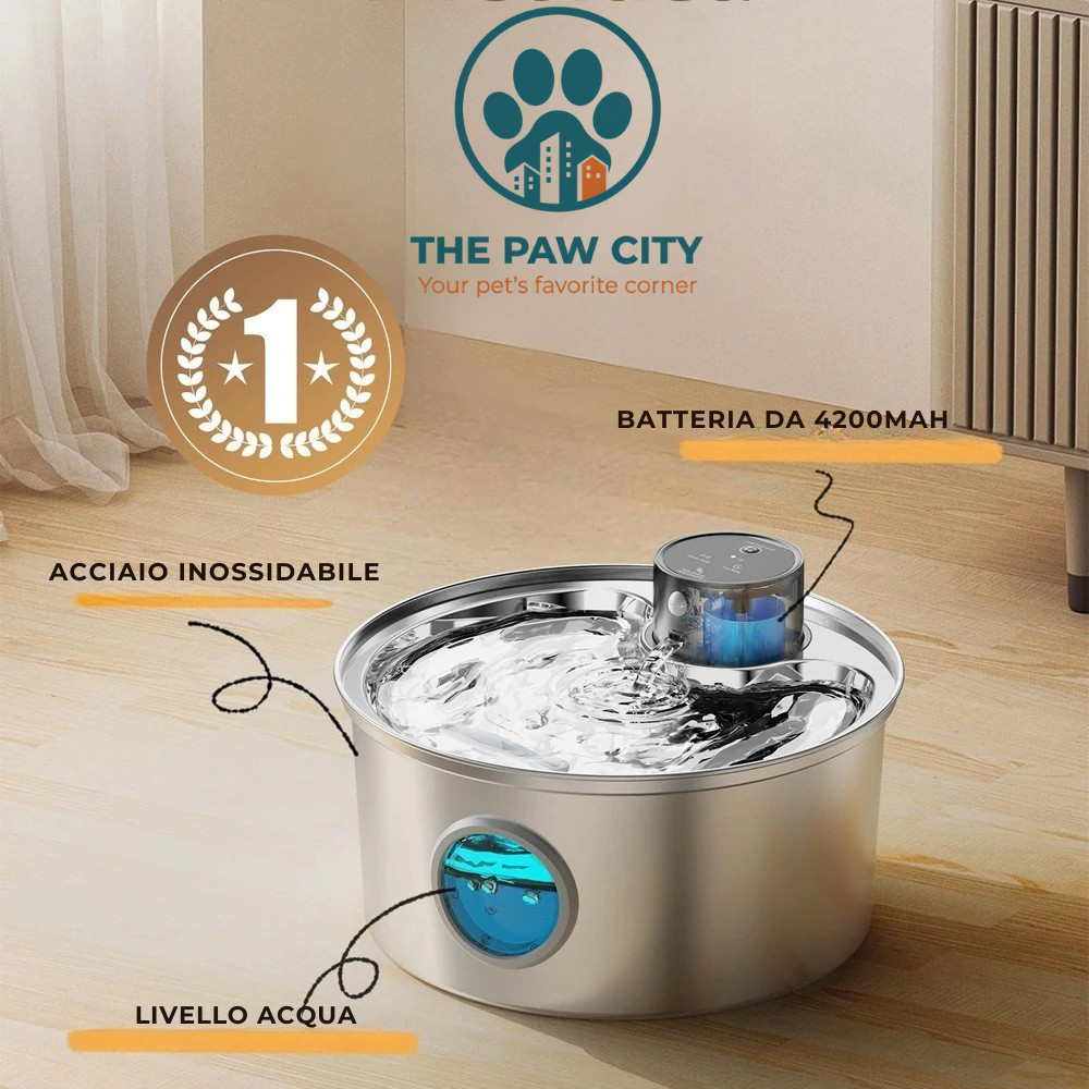 Fontana Wireless PureFlow in Acciaio Inox