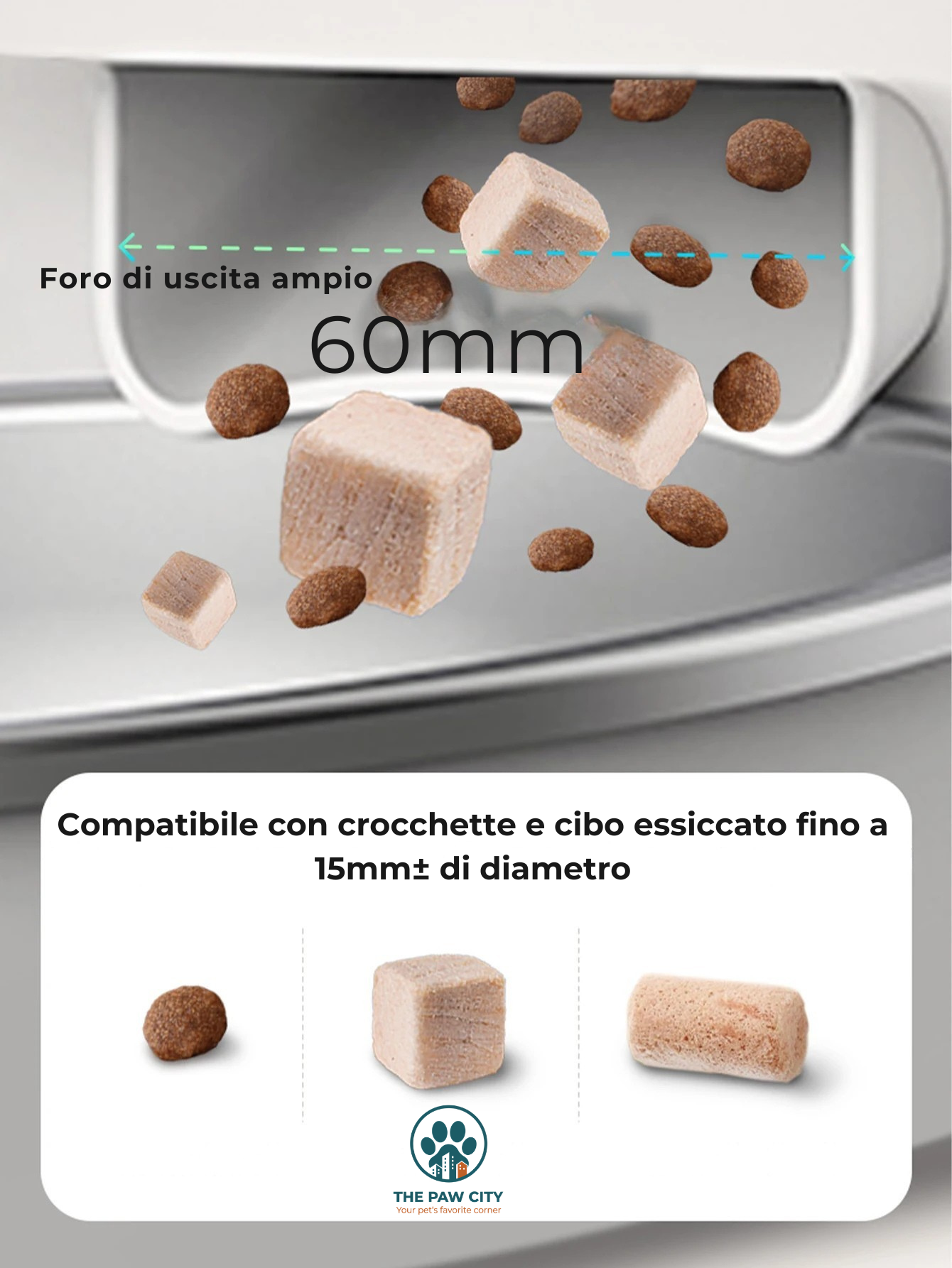 Alimentatore Automatico Smart con Telecamera e WiFi 2.4G/5G