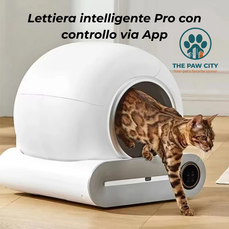 Lettiera Intelligente Pro: Smart Oasis 65L con Controllo App