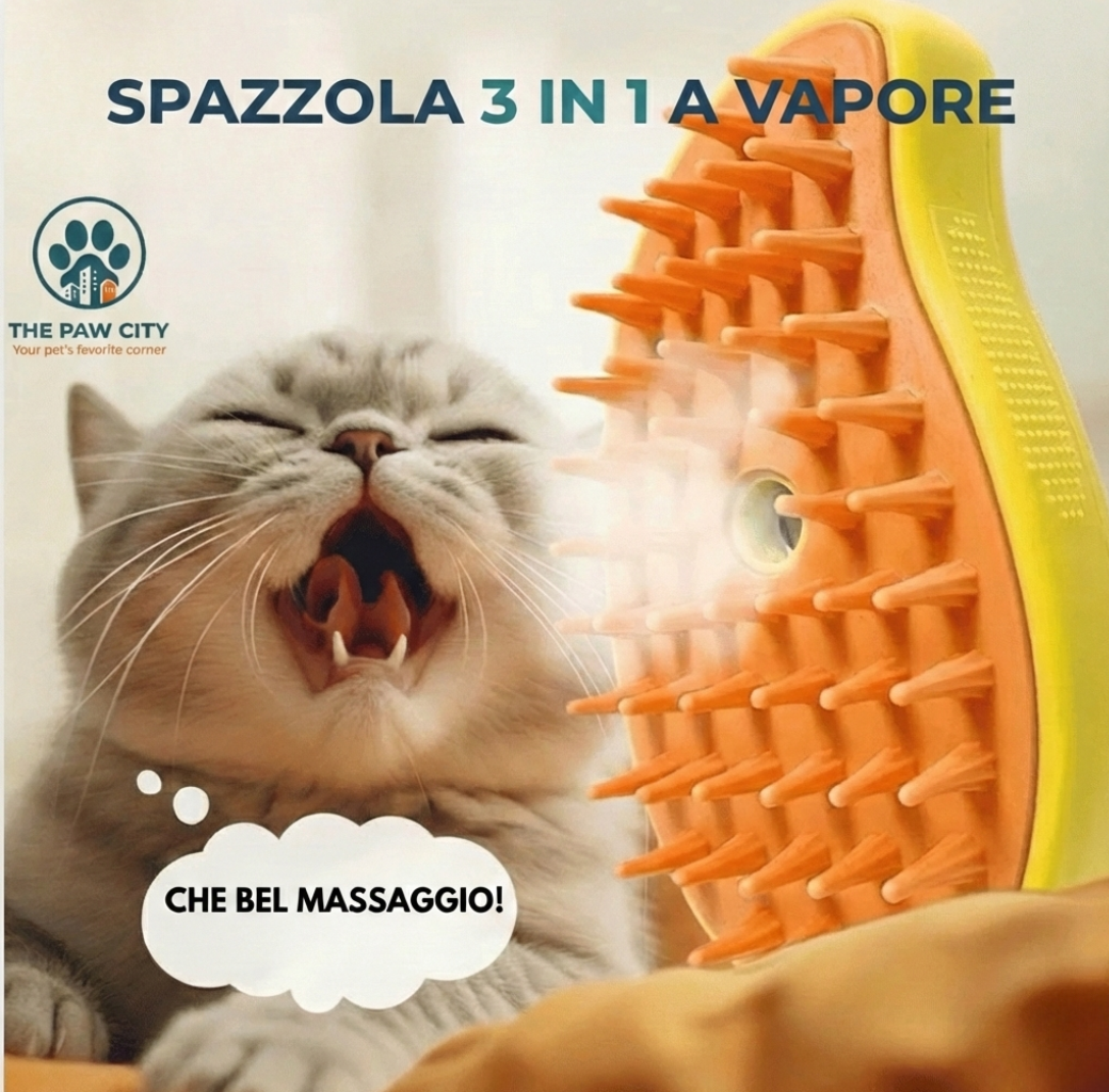 Spazzola a vapore 3 in 1