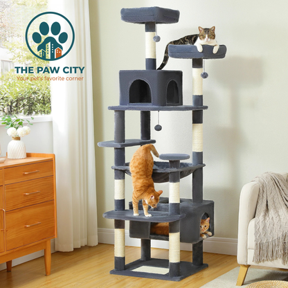 Skyline Cat Tower – Albero Tiragraffi Multi-Livello