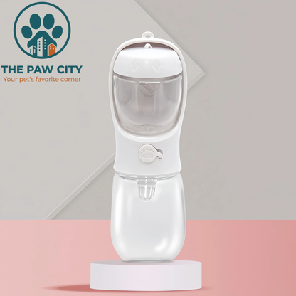 Borraccia Portatile 2-in-1: Dispenser Acqua e Cibo da Viaggio