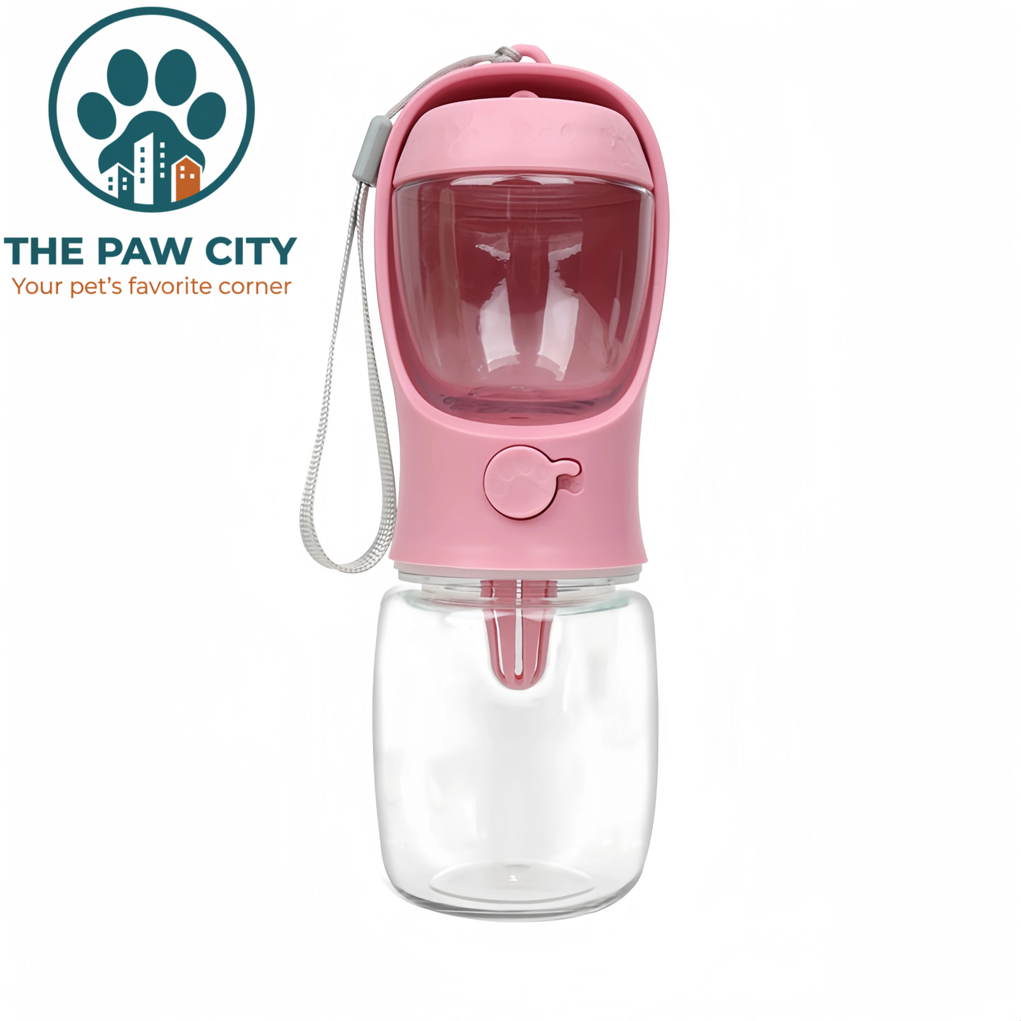 Borraccia Portatile 2-in-1: Dispenser Acqua e Cibo da Viaggio