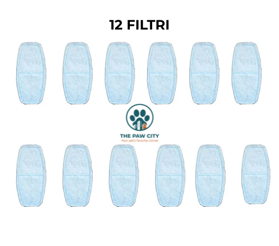 Kit Filtri di Ricambio High-Efficiency (Confezione da 12) - PureFlow