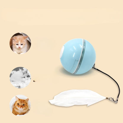 Smart Interactive Self-Rolling Ball for Cats - USB Rechargeable